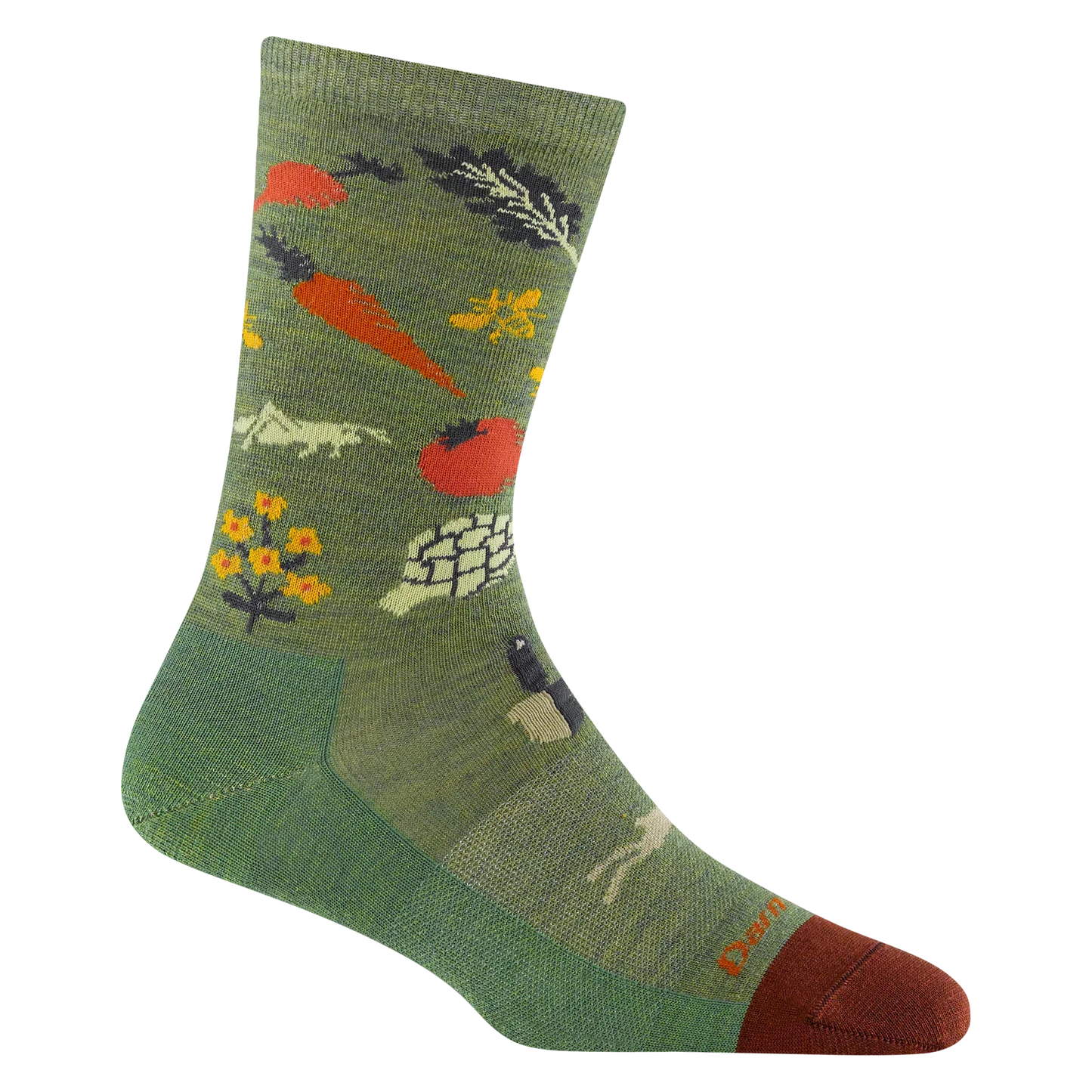 Darn Tough | Farmer's Market Crew Lightweight Lifestyle Sock in Willow