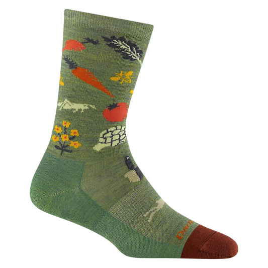 Darn Tough | Farmer's Market Crew Lightweight Lifestyle Sock in Willow