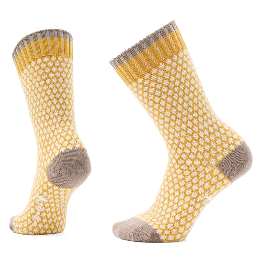Smartwool | Everyday Popcorn Polka Dot Full Cushion Socks in Honey Gold
