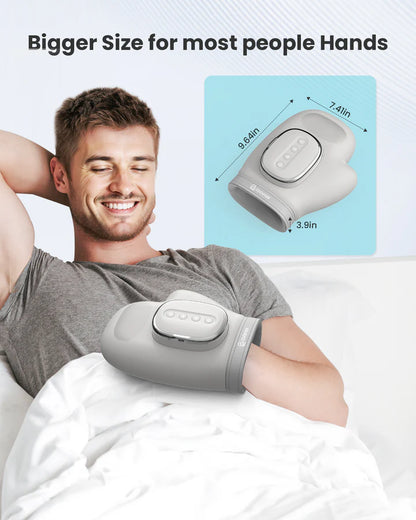 COMFIER Wireless Hand Massager with Heat and Compression, 2025 Updated Hand Massager for Arthritis and Carpal Tunnel, Wrist Massager, Larger Electric Hand Massage CF-4403