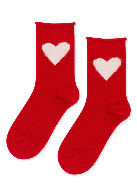 Hansel From Basel | Love Cashmere Crew in Red