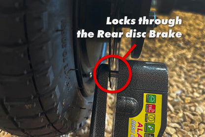 DISC BRAKE LOCKING ALARM | ALL MODELS