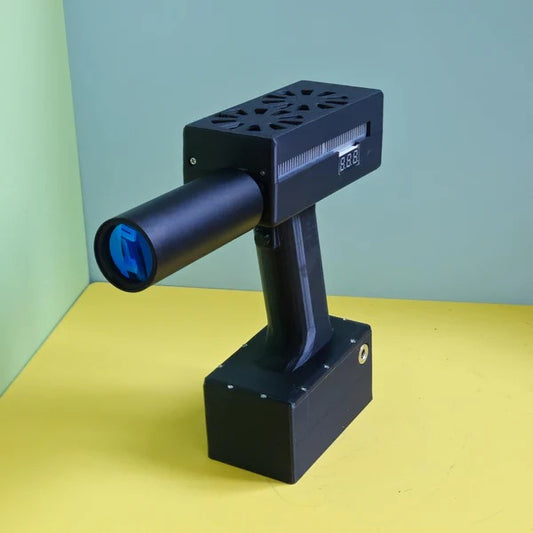 KX130-DIY Laser Cannon. Handheld 130W (Battery DC 16.8V 5Ah; Wavelength 915). *6 lens. Range 10-15 m. Battery life 5 years, with fast charging